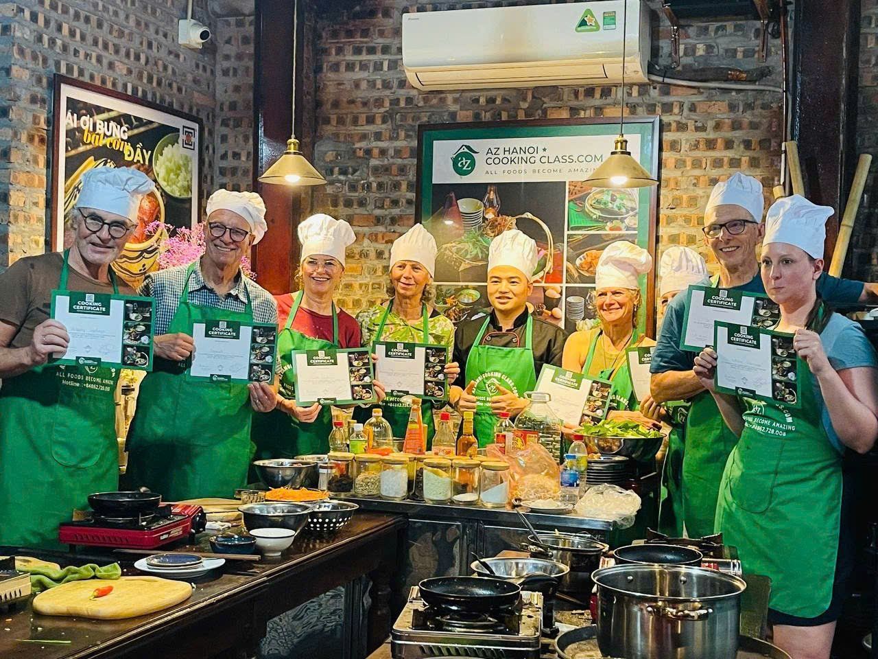Hanoi Daily Cooking Class with Professional Chef