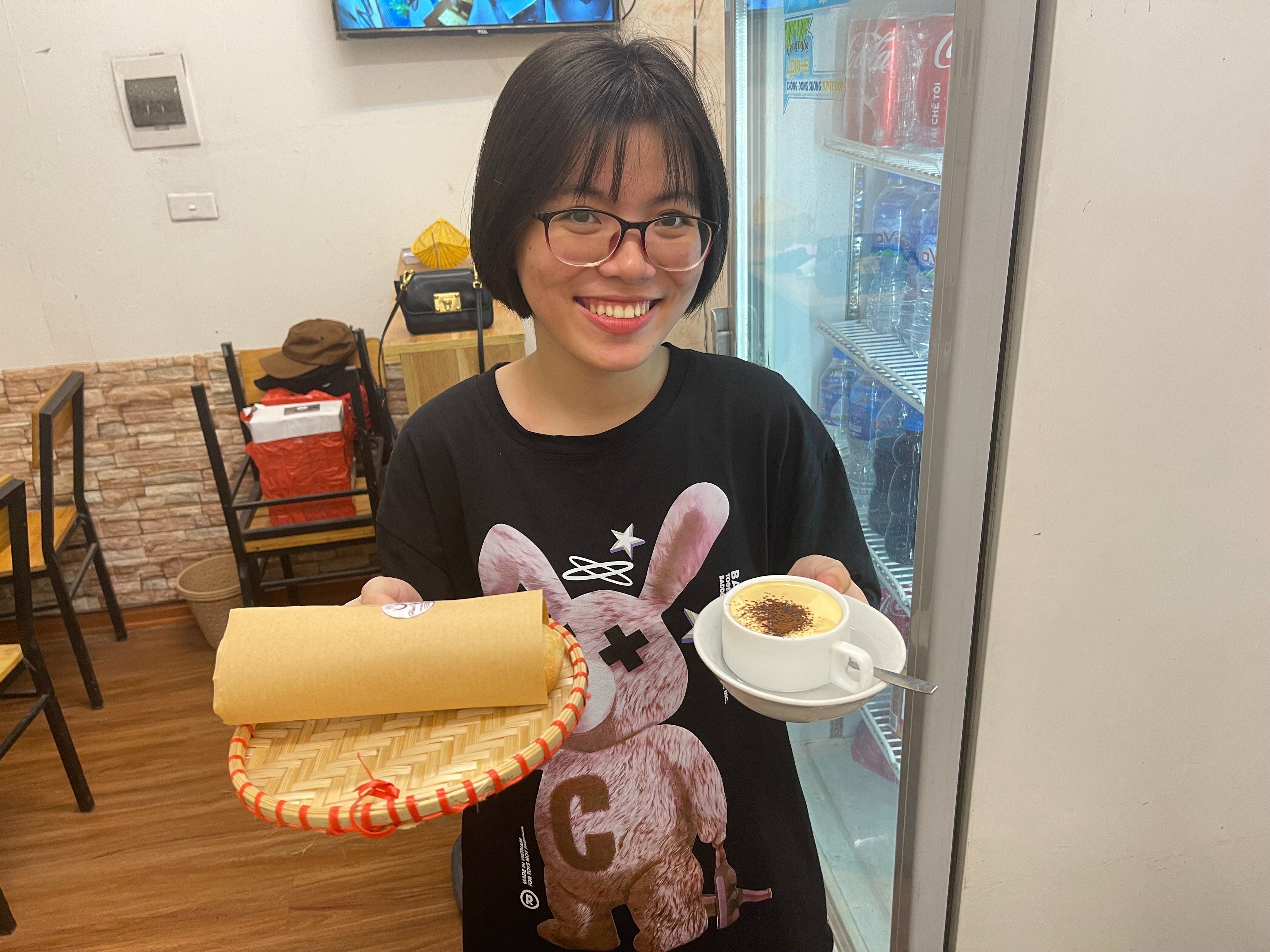 Hanoi Egg Coffee & Coconut Coffee Making Class with Free Banh Mi