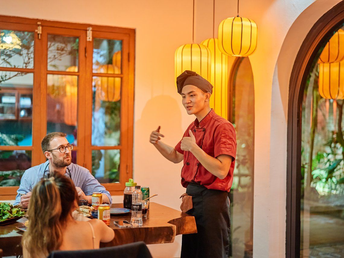 Cook Nem Rán & Bún Chả in Hanoi Garden Villa and Free Egg Coffee