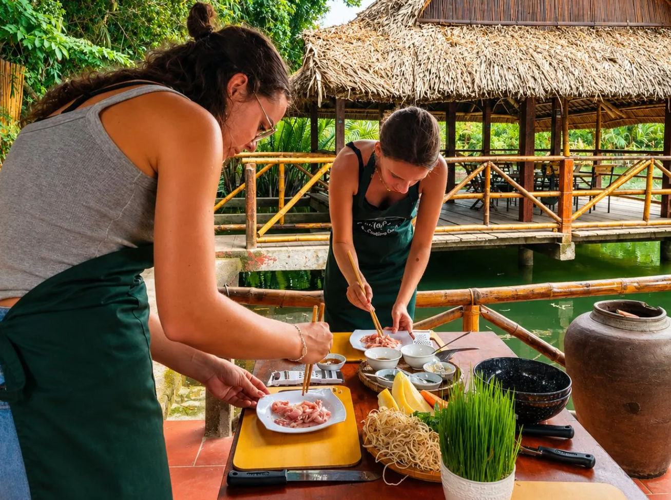 Hoi An Cooking Class, Local Market Tour & Vietnamese Coffee Experience