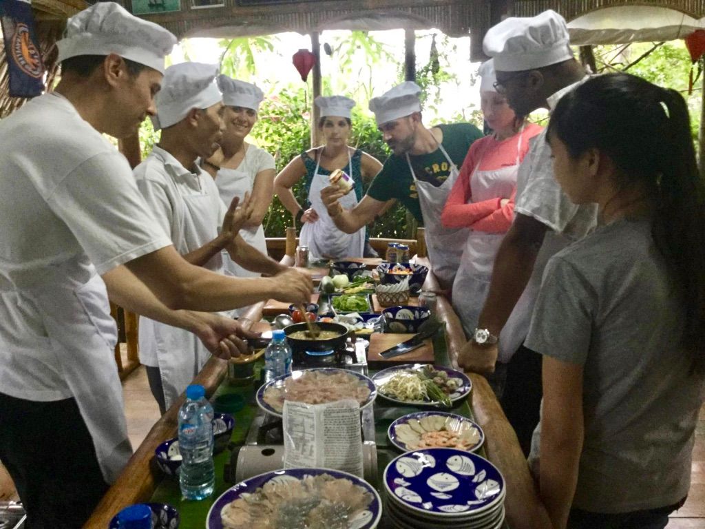 Cooking Class with Fishing Experience and Market Tour in Hoi An