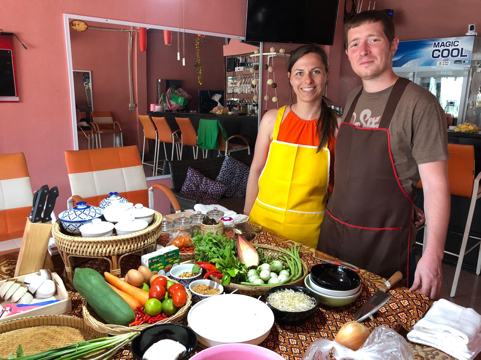 Pink Panther's Thai Cooking Class: Home Style Thai Cooking Class with