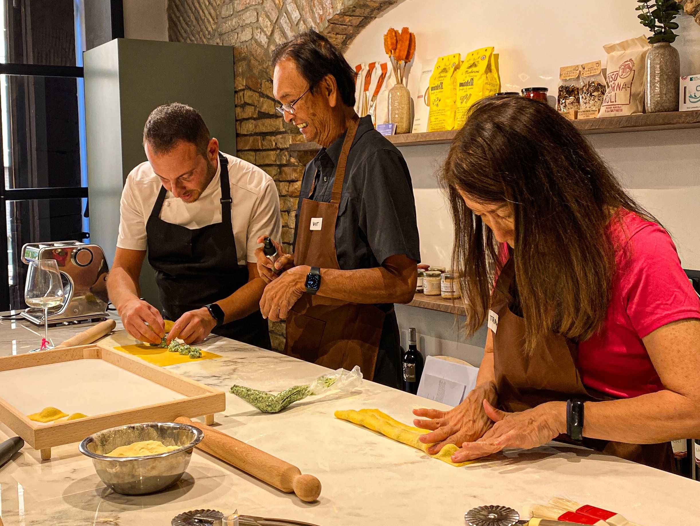 Homemade Pasta & Tiramisu Class with Free-Flow Wine by the Colosseum