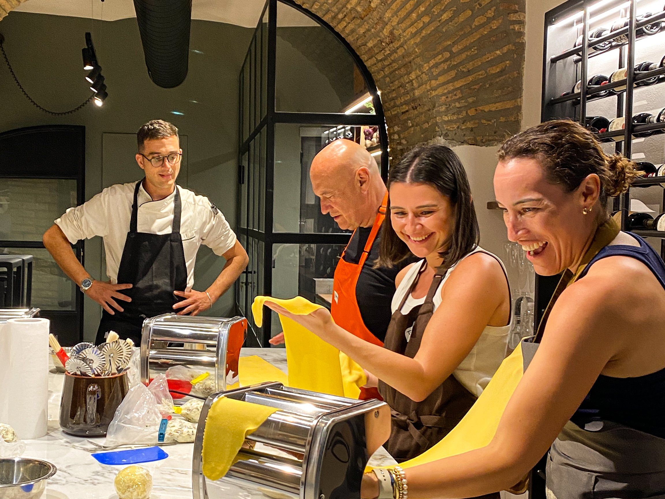 Homemade Pasta & Tiramisu Class with Free-Flow Wine by the Colosseum