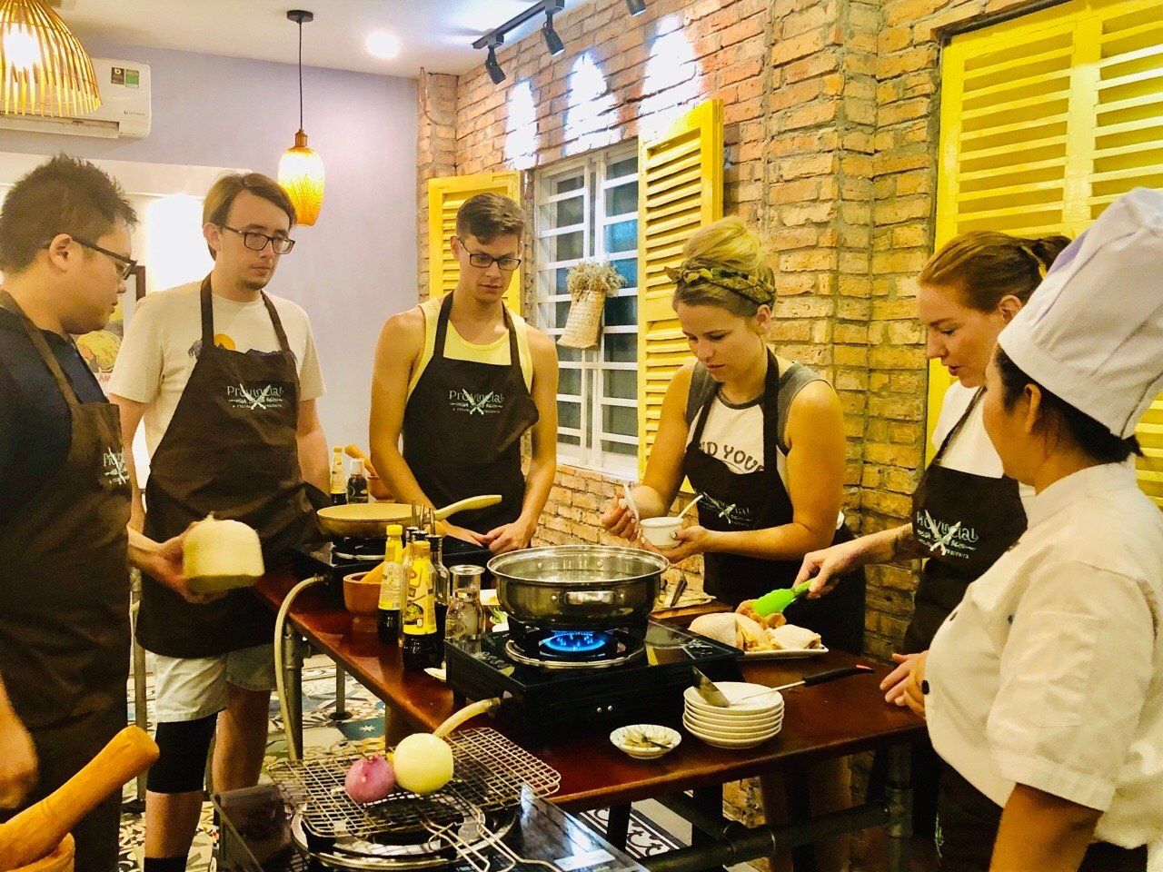 Immersive Wet Market Tour and Cooking Class with Private Cook Stations by Chef Led
