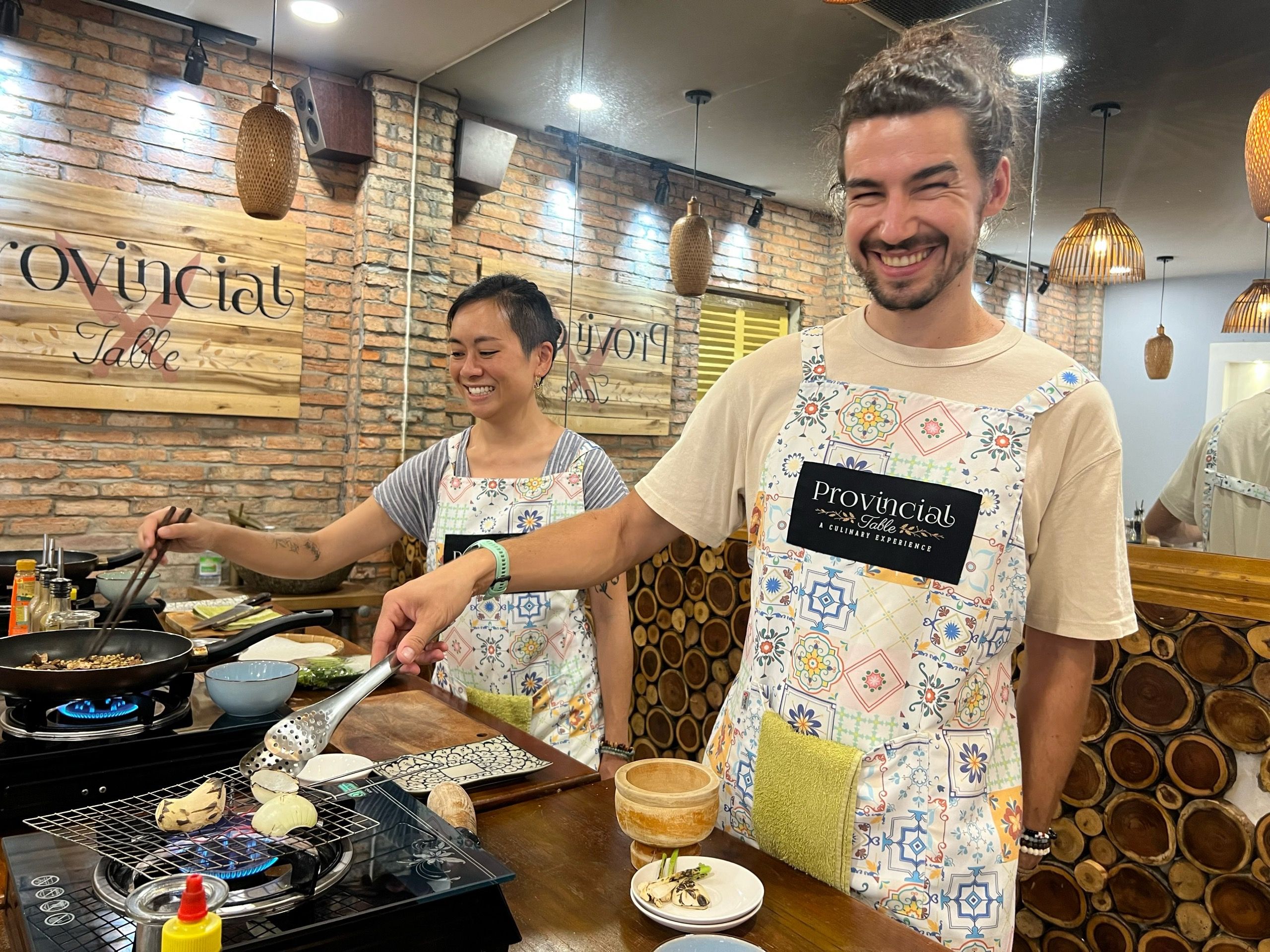 Immersive Wet Market Tour and Cooking Class with Private Cook Stations by Chef Led
