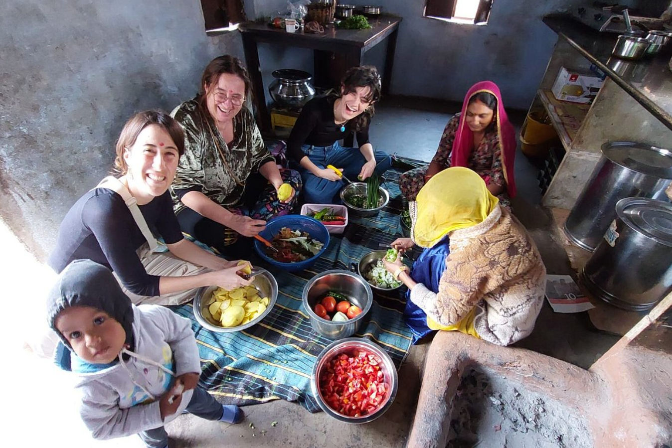 Authentic Rajasthani Home Cooking Experience in Salawas Village