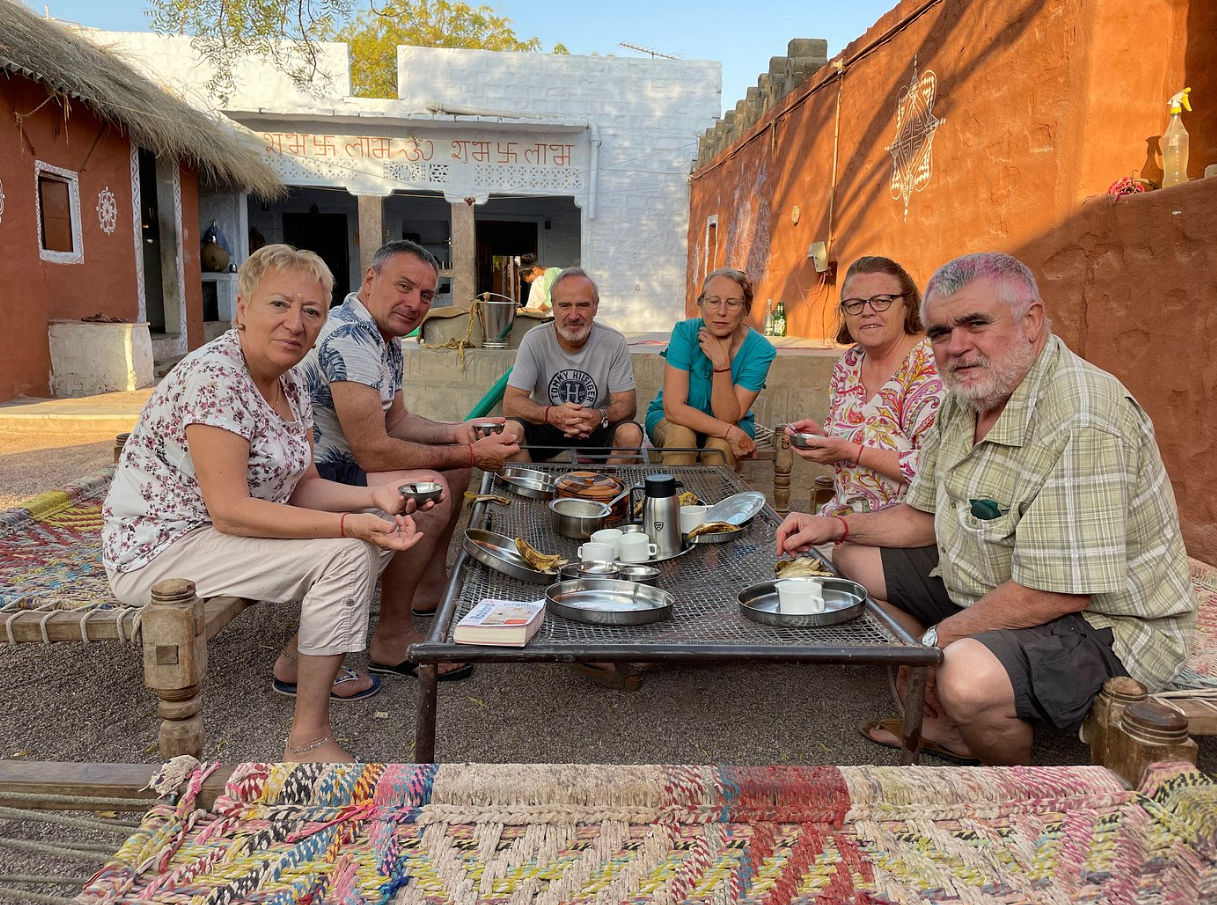 Authentic Rajasthani Home Cooking Experience in Salawas Village