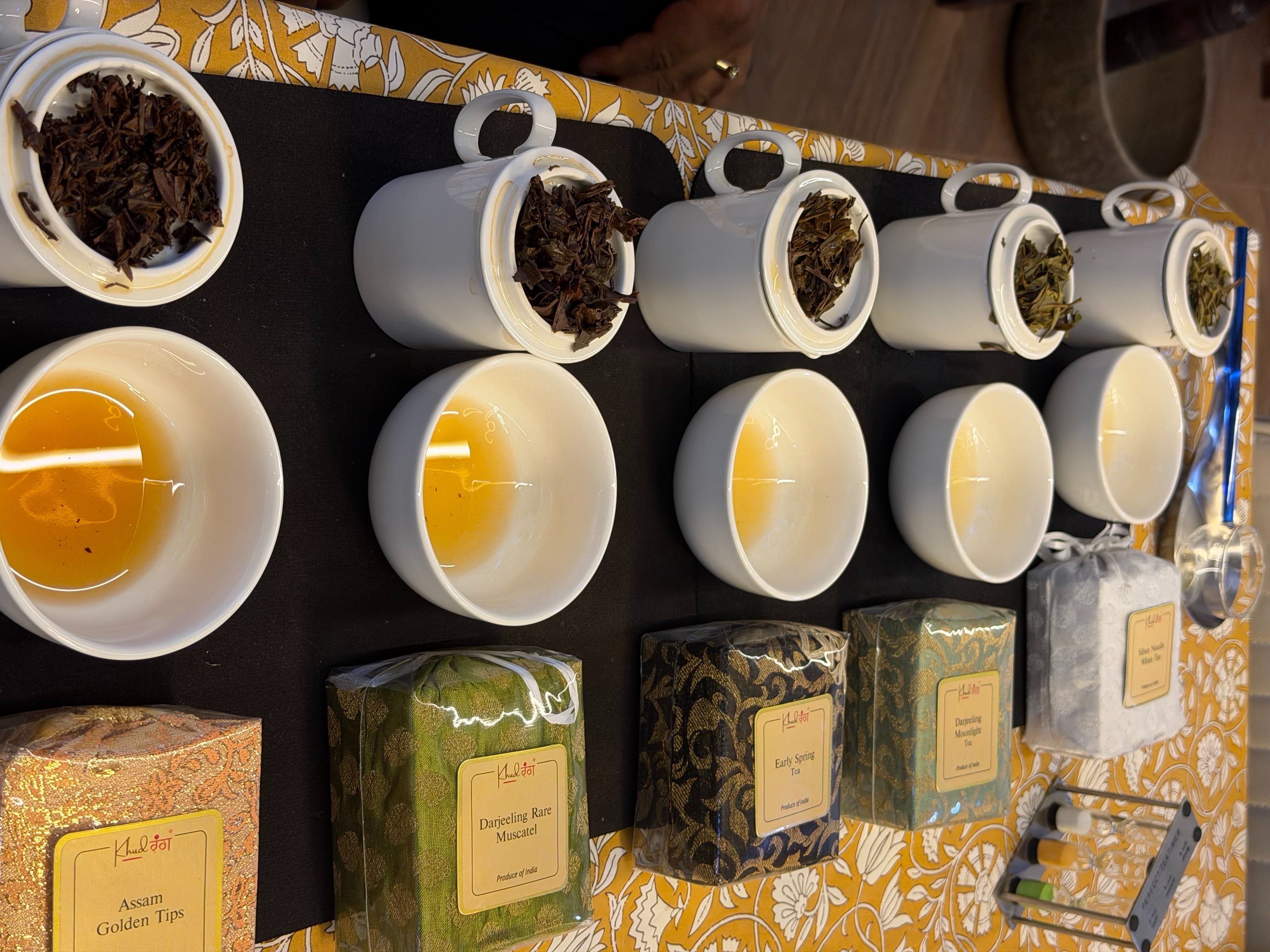 Indian Tea, Wine & Whisky Tasting Experience
