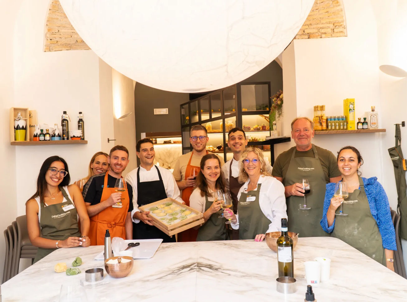 Italian Classics Cooking Class in Piazza Mattei: Pizza, Pasta & Tiramisu