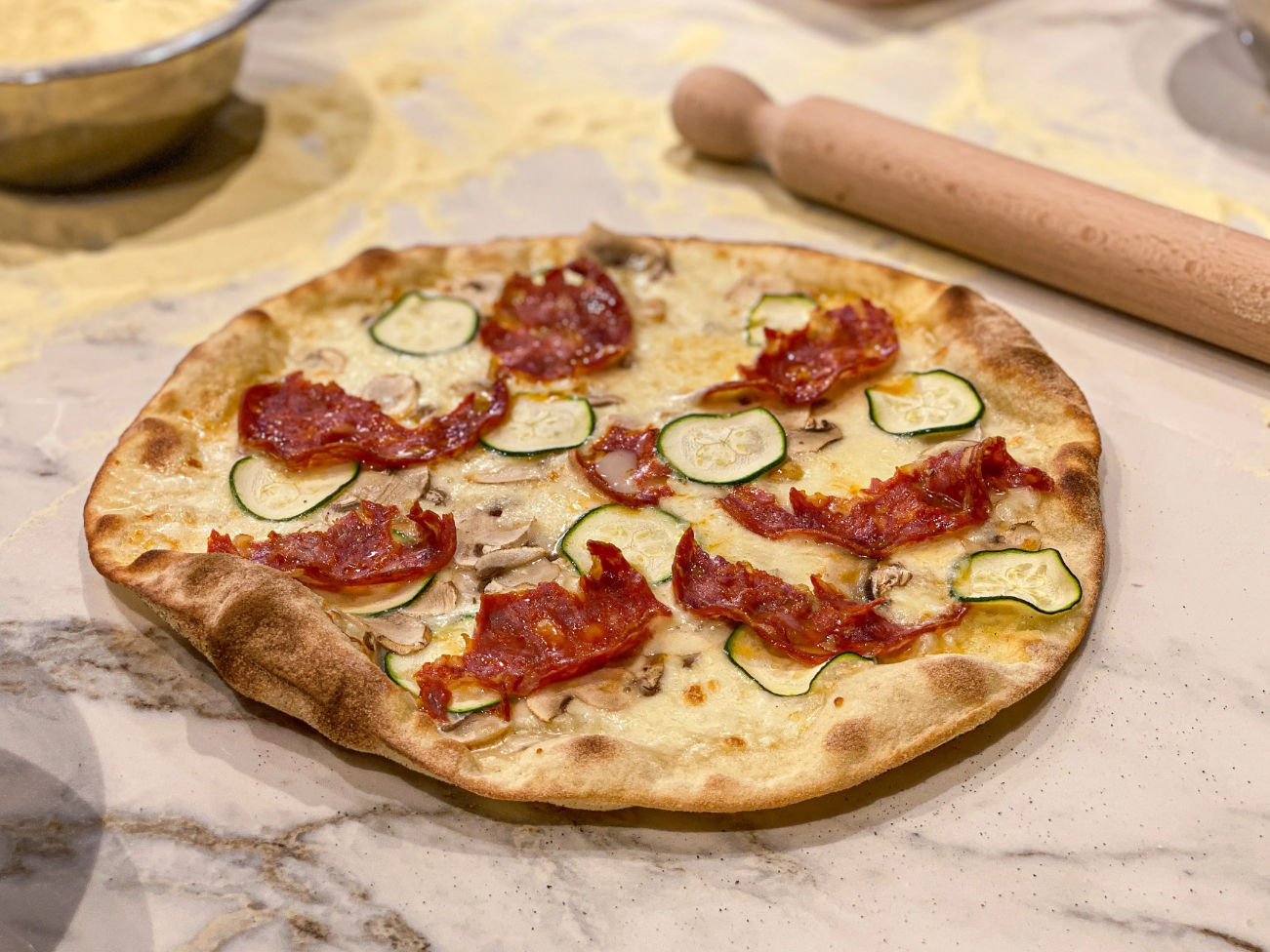 Italian Cooking Masterclass by the Colosseum: Pizza, Pasta & Tiramisu with Wine