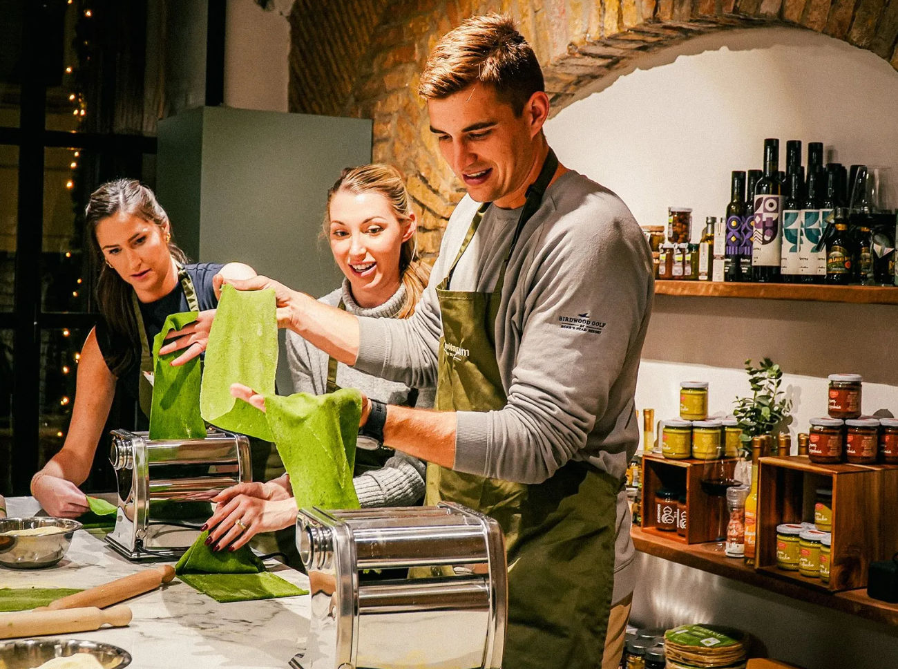 Italian Cooking Masterclass by the Colosseum: Pizza, Pasta & Tiramisu with Wine