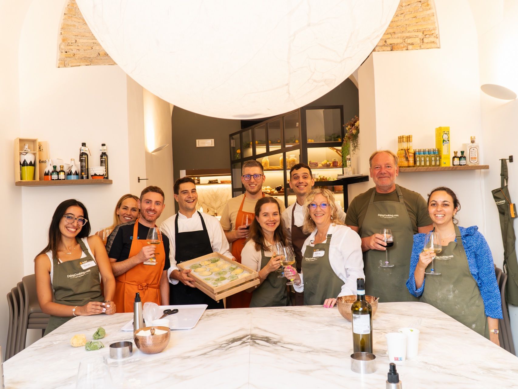 Italian Cooking Trio: Pizza, Pasta & Gelato in Piazza Mattei