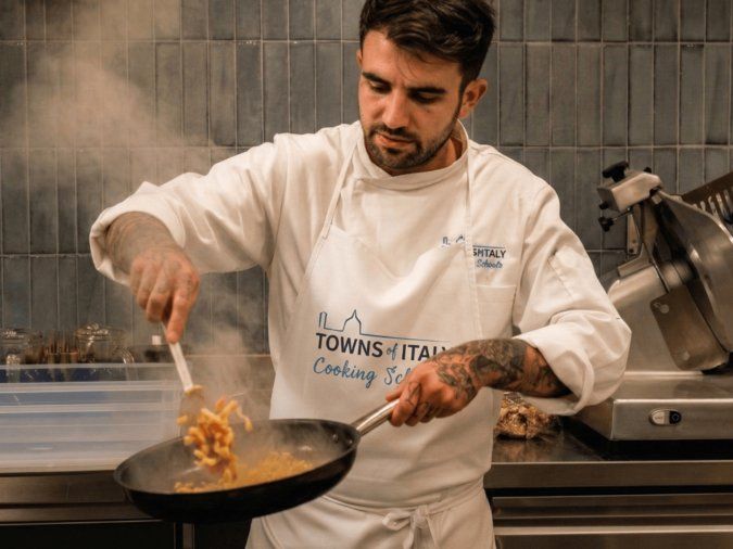 Italian Serenade in Rome: Live Cooking Show Dinner with Music