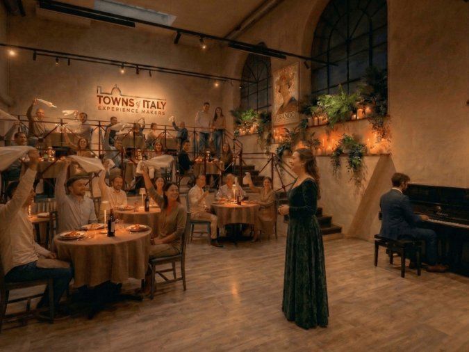 Italian Serenade in Rome: Live Cooking Show Dinner with Music