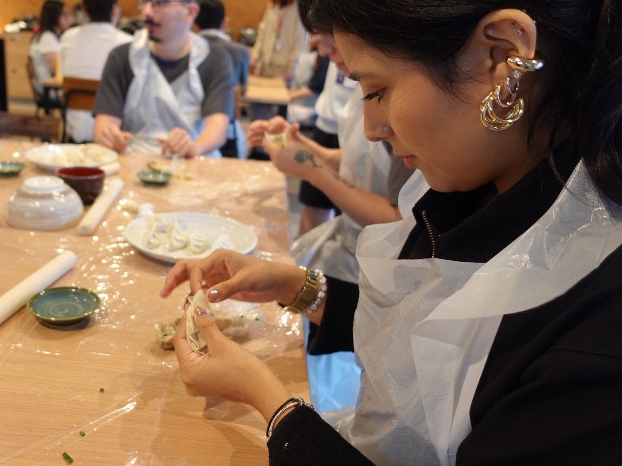 Japanese Gyoza Cooking Class & Market Tour in Tokyo