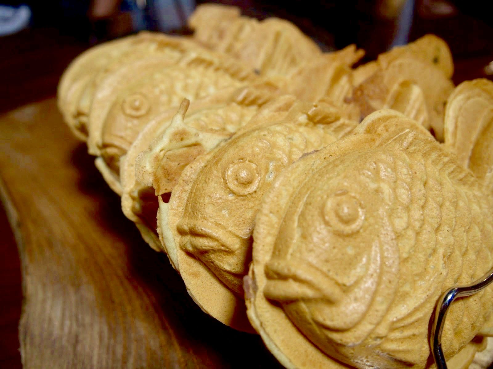 Taiyaki (Fish Shaped Pancake) in Asakusa