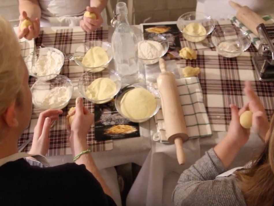Keep Calm & Cook Pasta: Pasta-Making Class Footsteps from Trevi Fountain