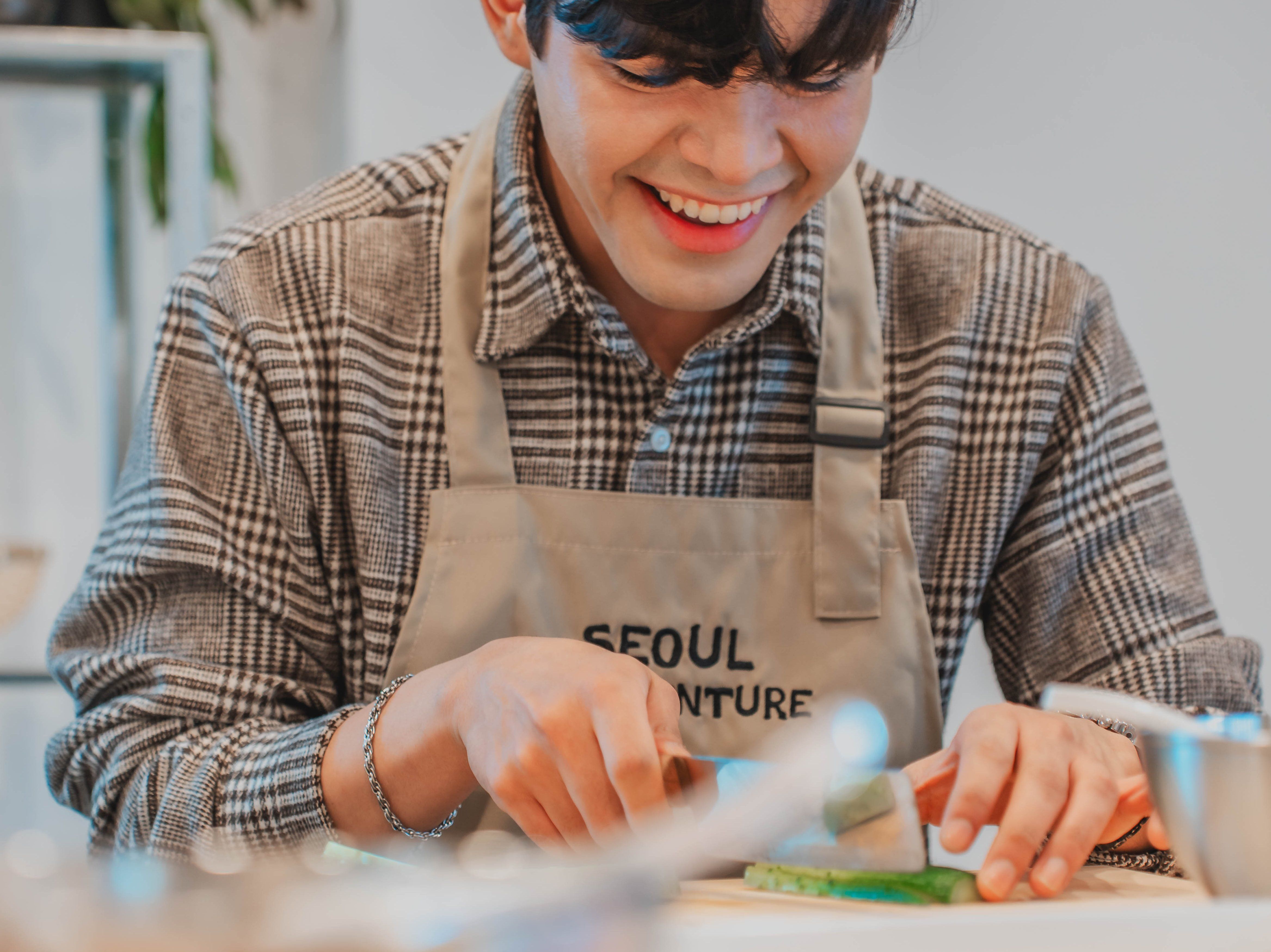 Korean Cuisine Class with Local Market Grocery Experience