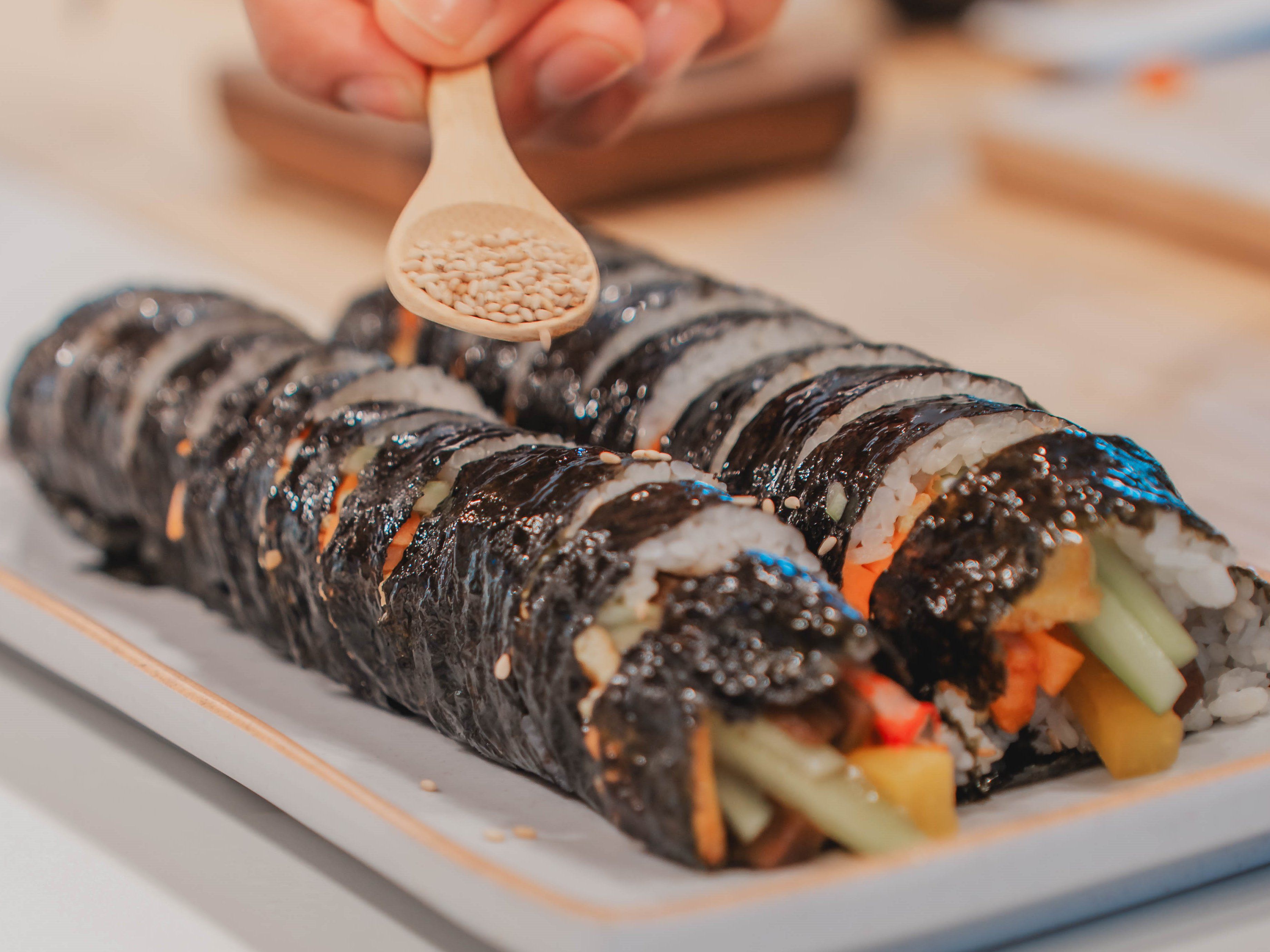 Korean Cuisine Class with Local Market Grocery Experience