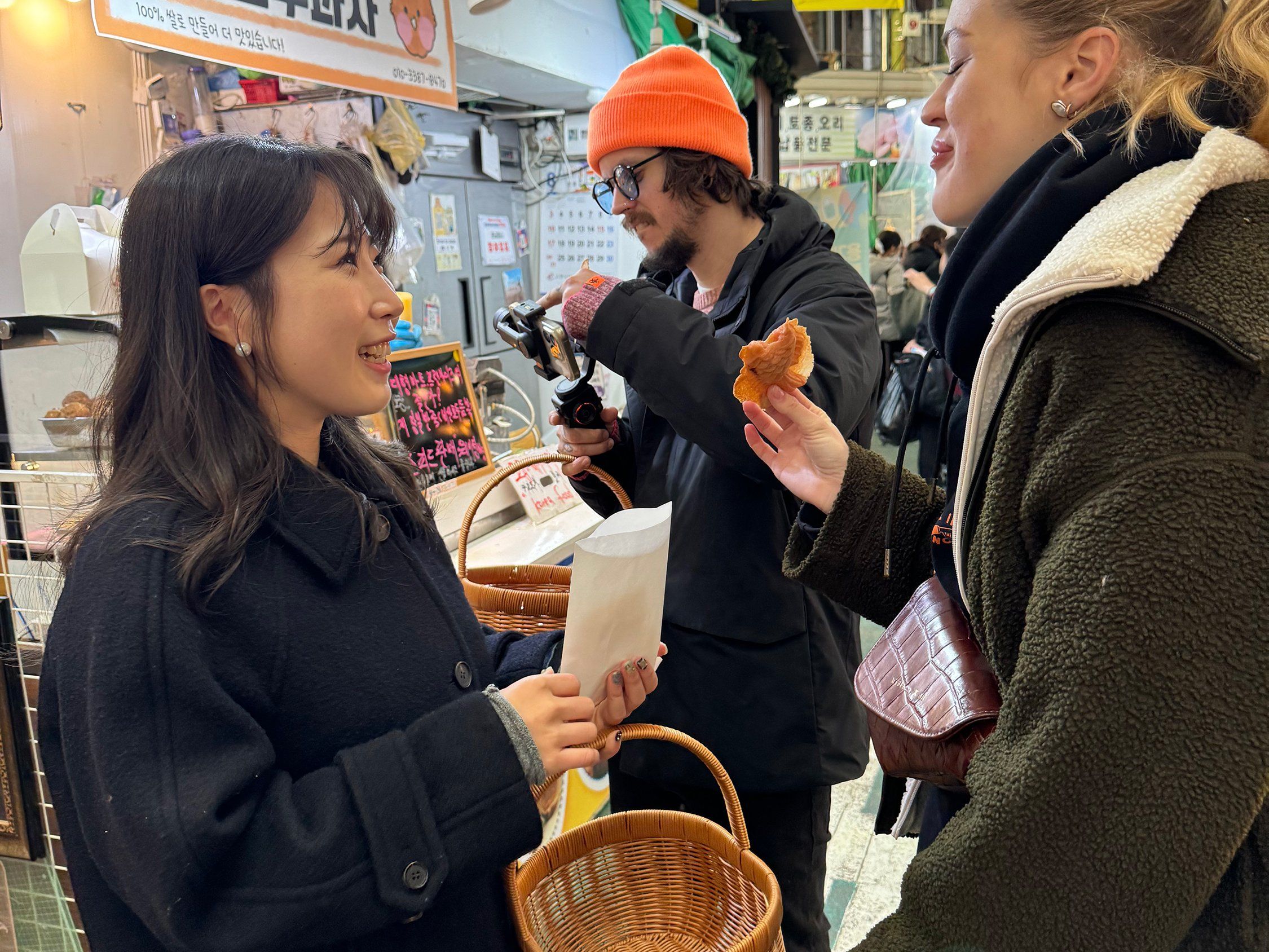 Korean Cuisine Class with Local Market Grocery Experience