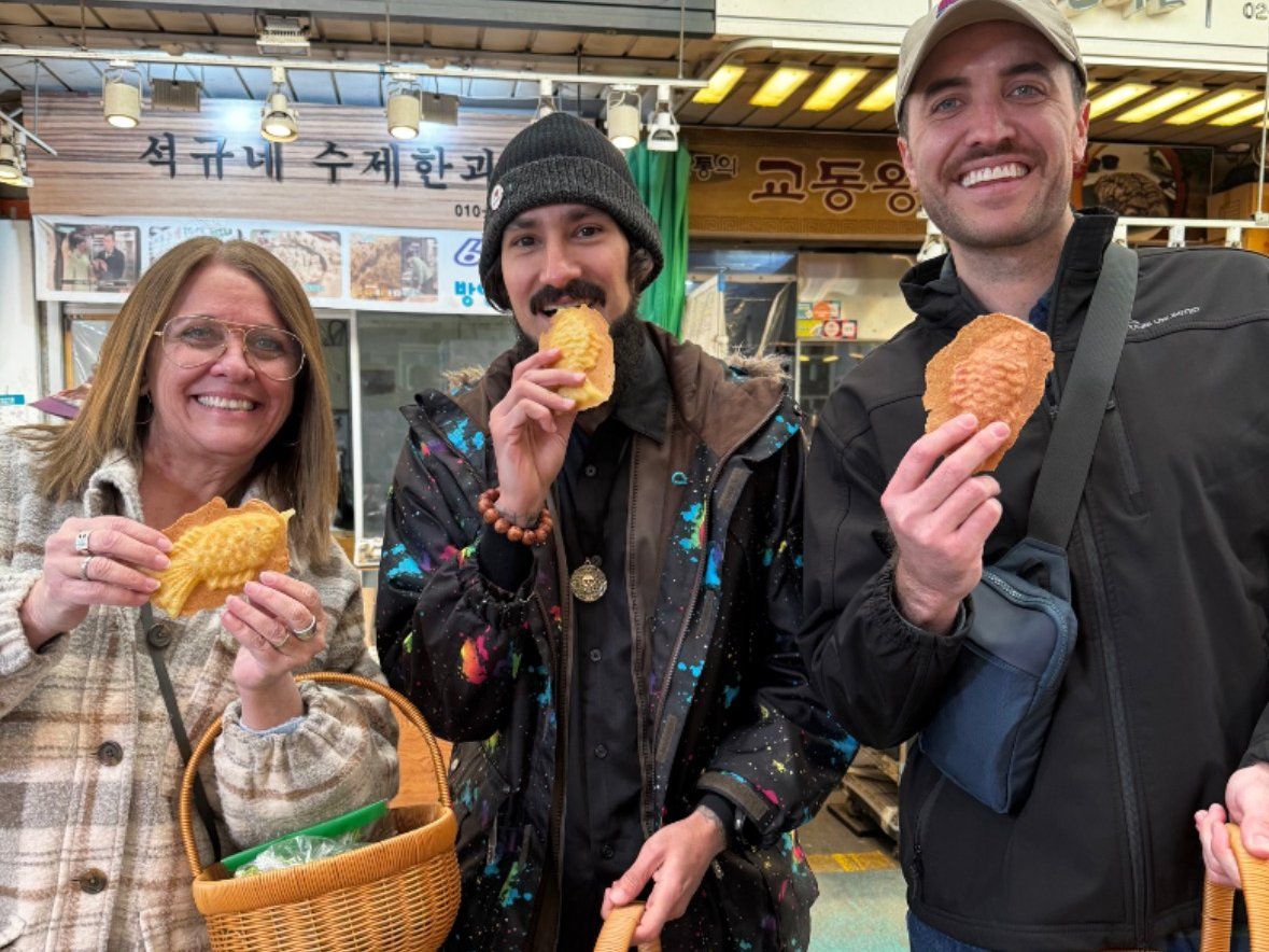 Korean Cuisine Class with Local Market Grocery Experience