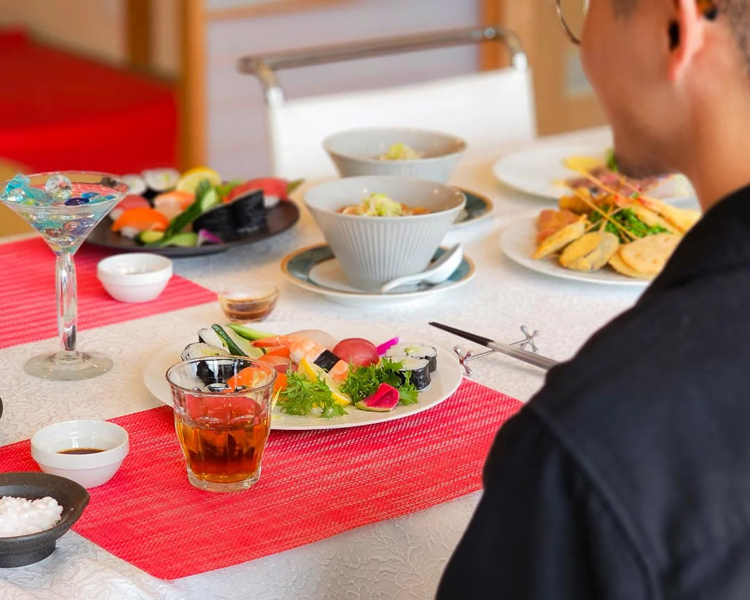 Kushikatsu & Sushi Culinary Class with Tea Ceremony in Osaka