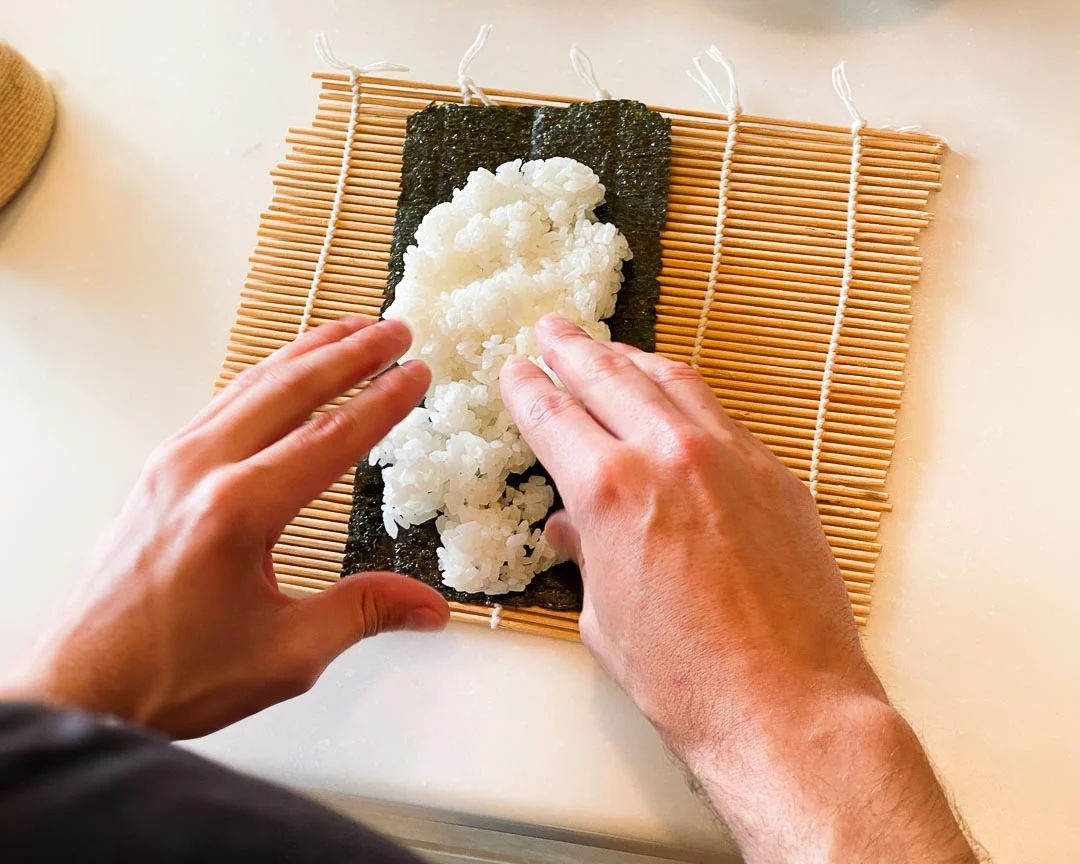 Kushikatsu & Sushi Culinary Class with Tea Ceremony in Osaka