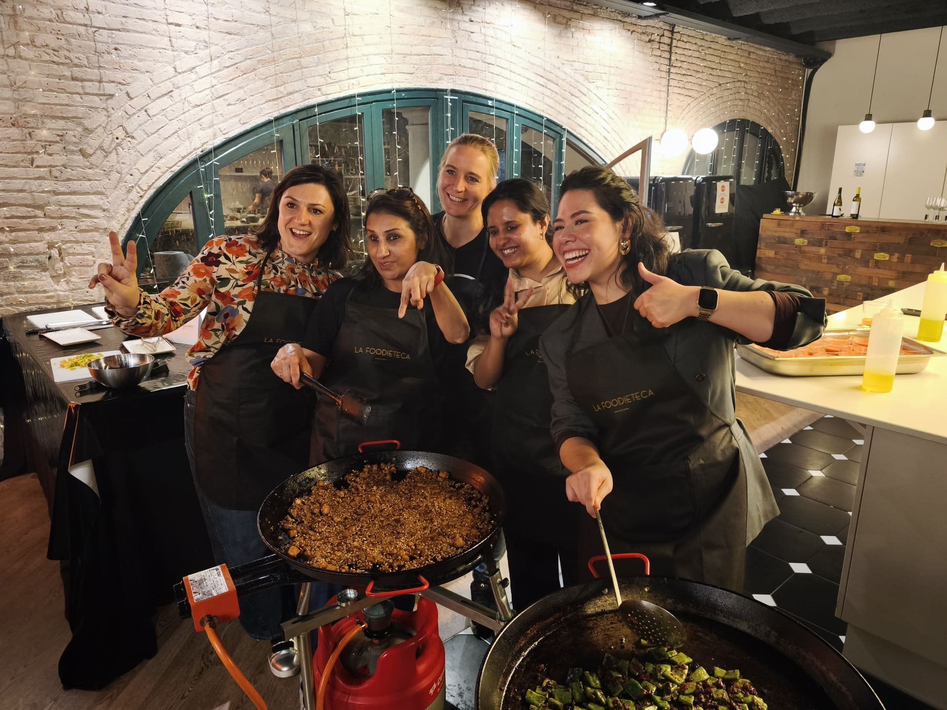 La Boqueria Market Tour & Premium Cooking Class in Designer Loft
