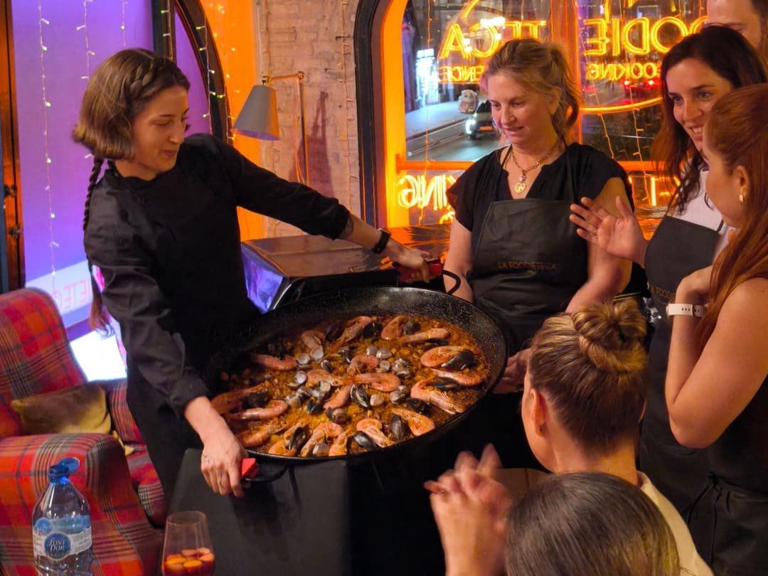 La Boqueria Market Tour & Premium Cooking Class in Designer Loft
