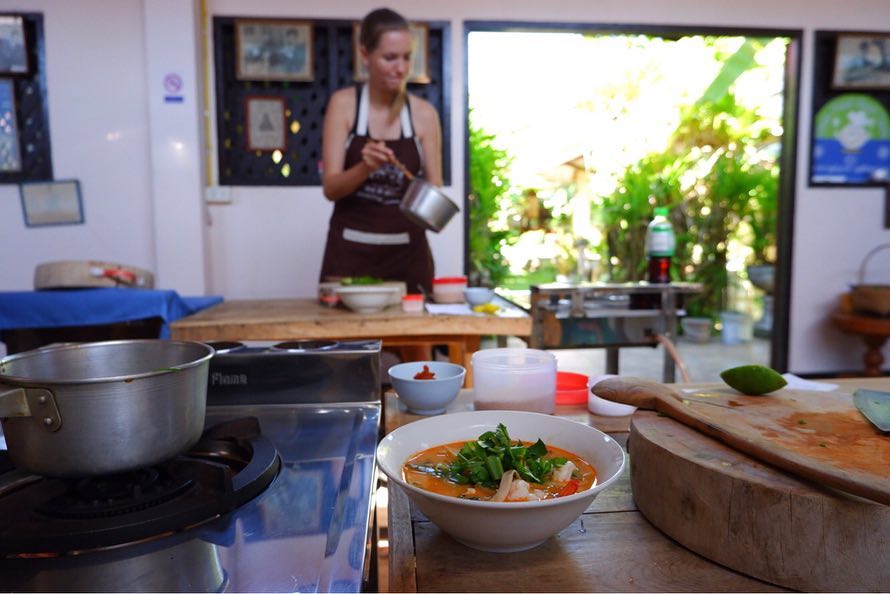 Thai Food Culture and Cooking Techniques with Me & Mom Using Fresh Ingredients from Our Garden