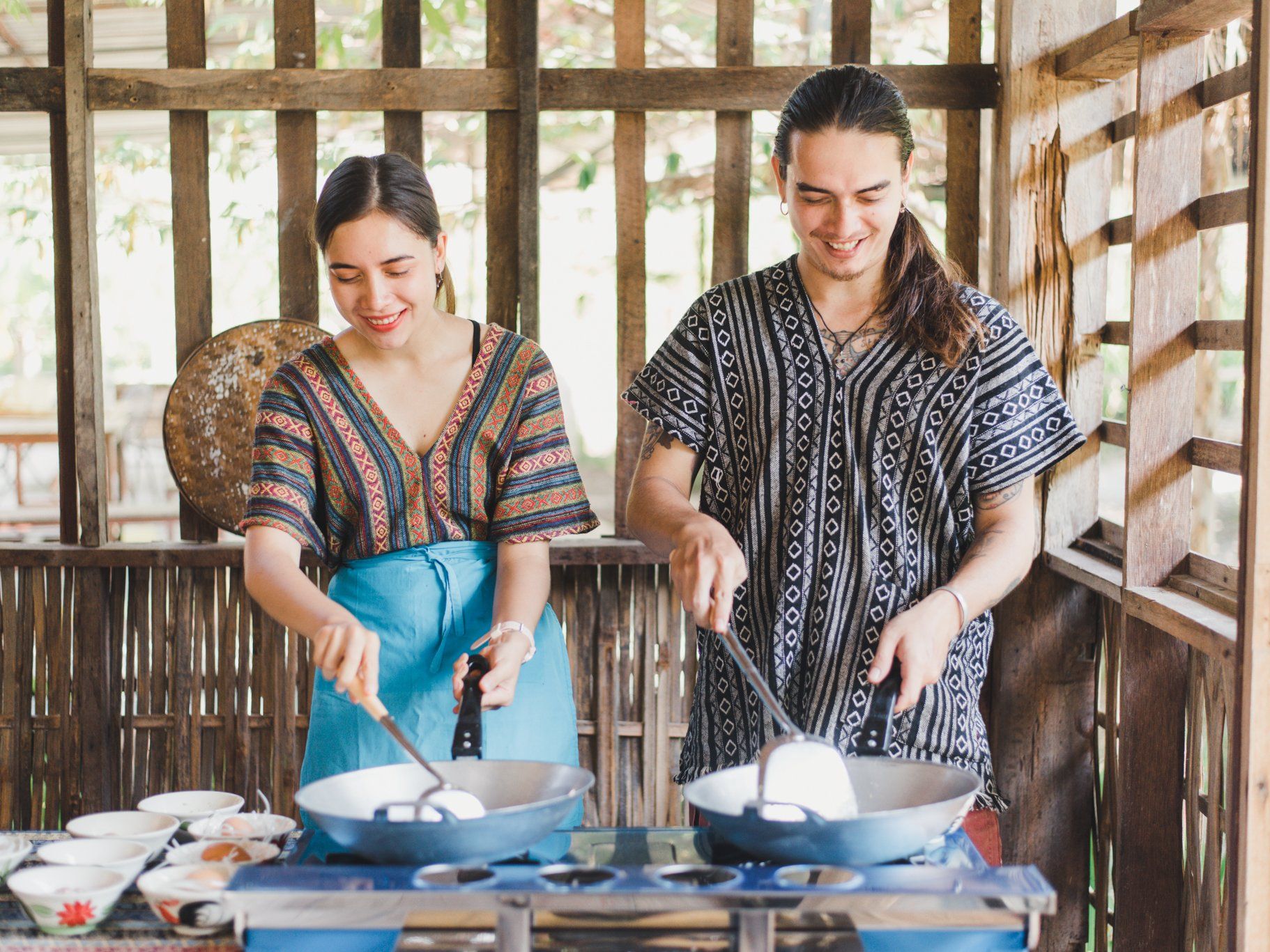 Learn How to Cook Traditional Thai Food & Feed the Elephants