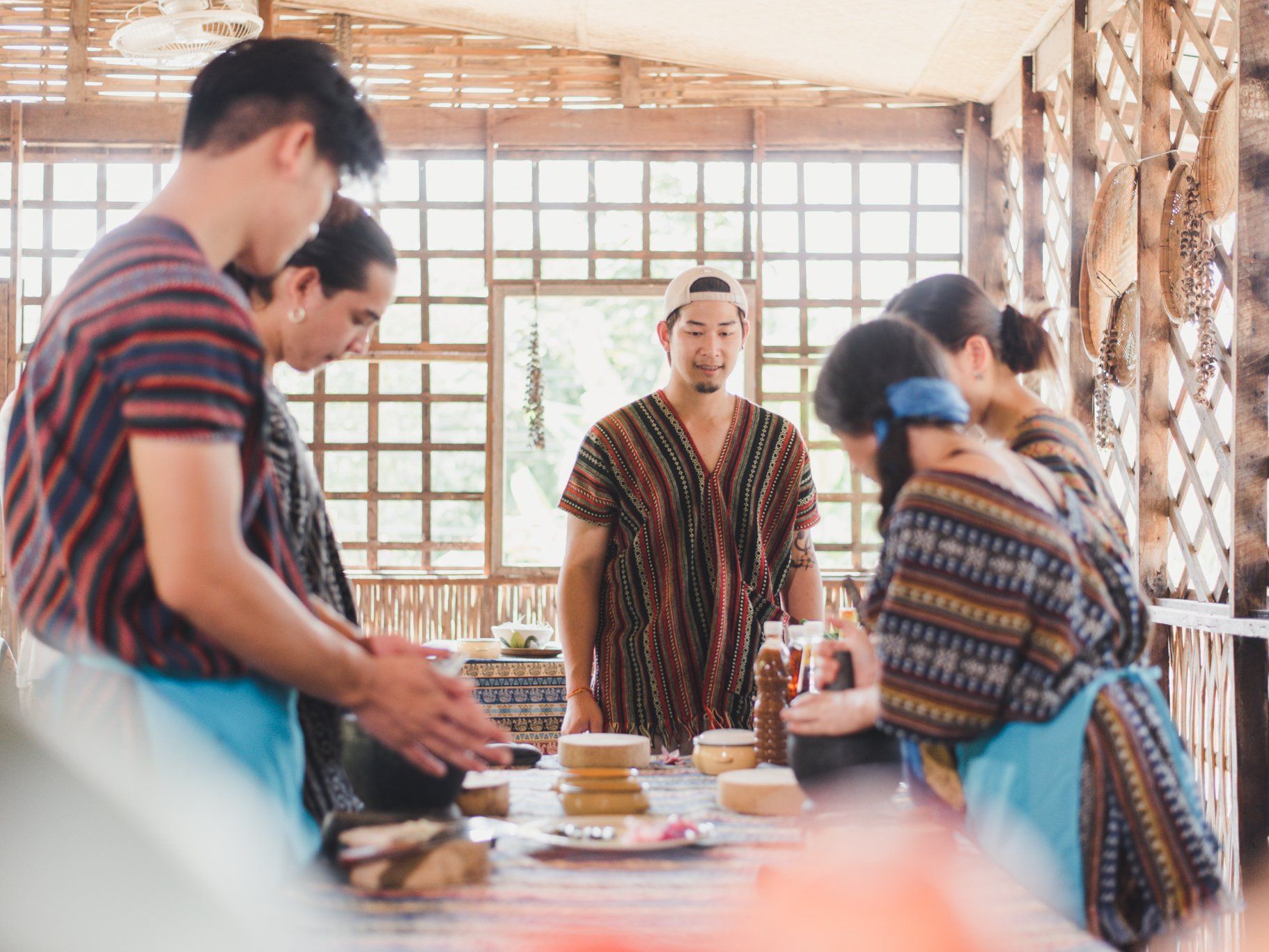 Learn How to Cook Traditional Thai Food & Feed the Elephants