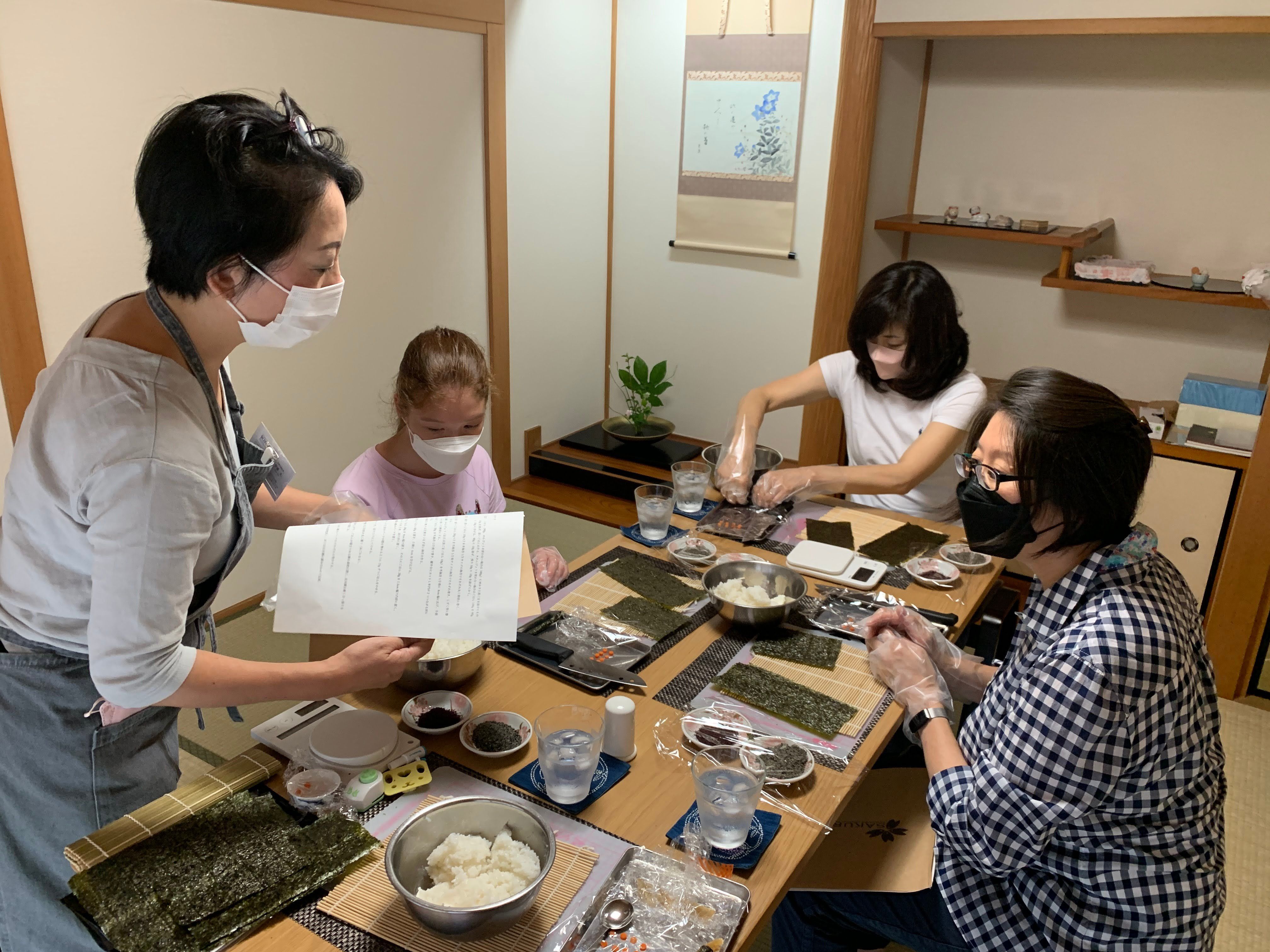 Learn How to Make Decorative Sushi Rolls with Local Teacher