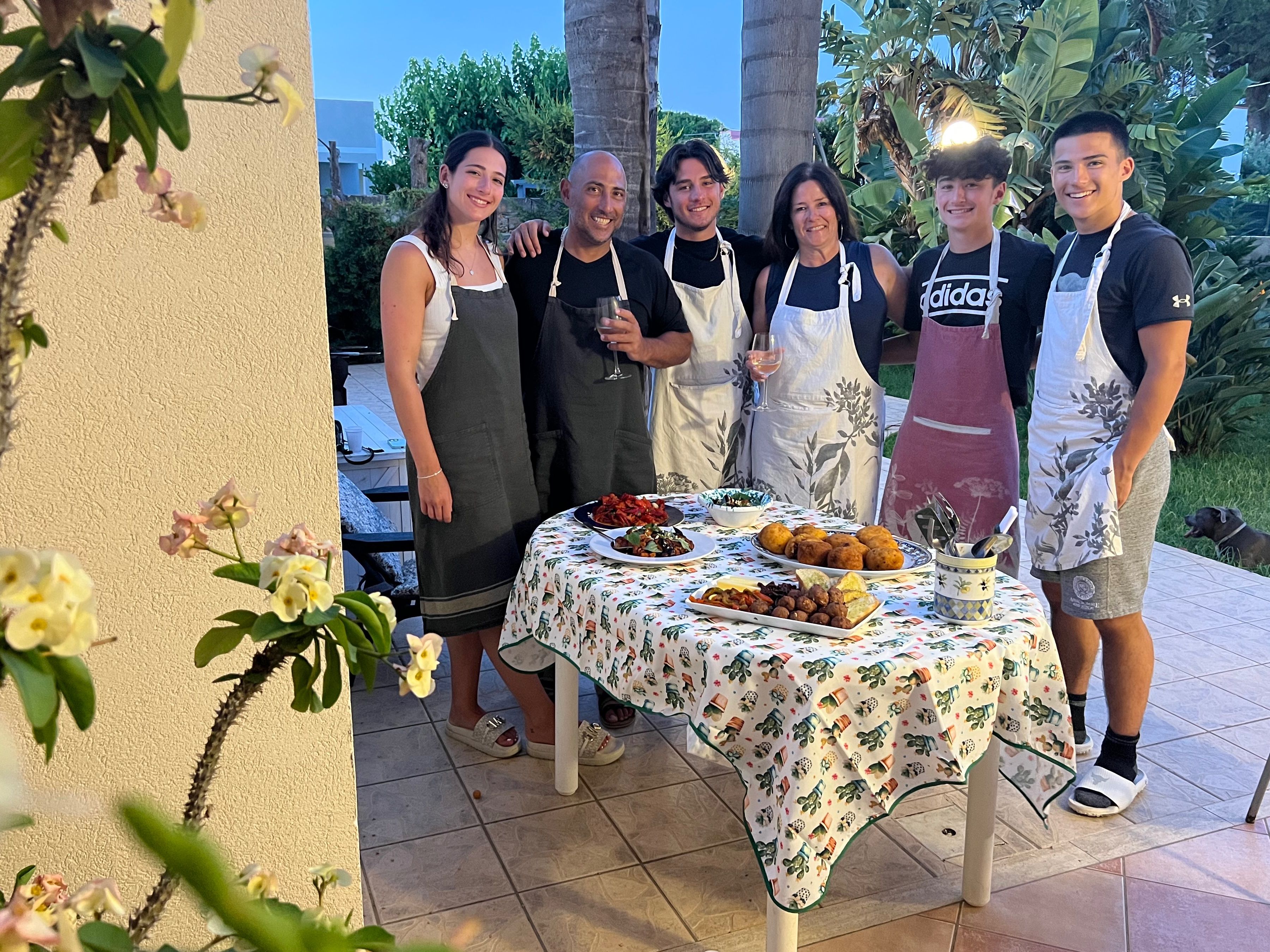 Sicilian Cuisine Culinary Class in the Garden