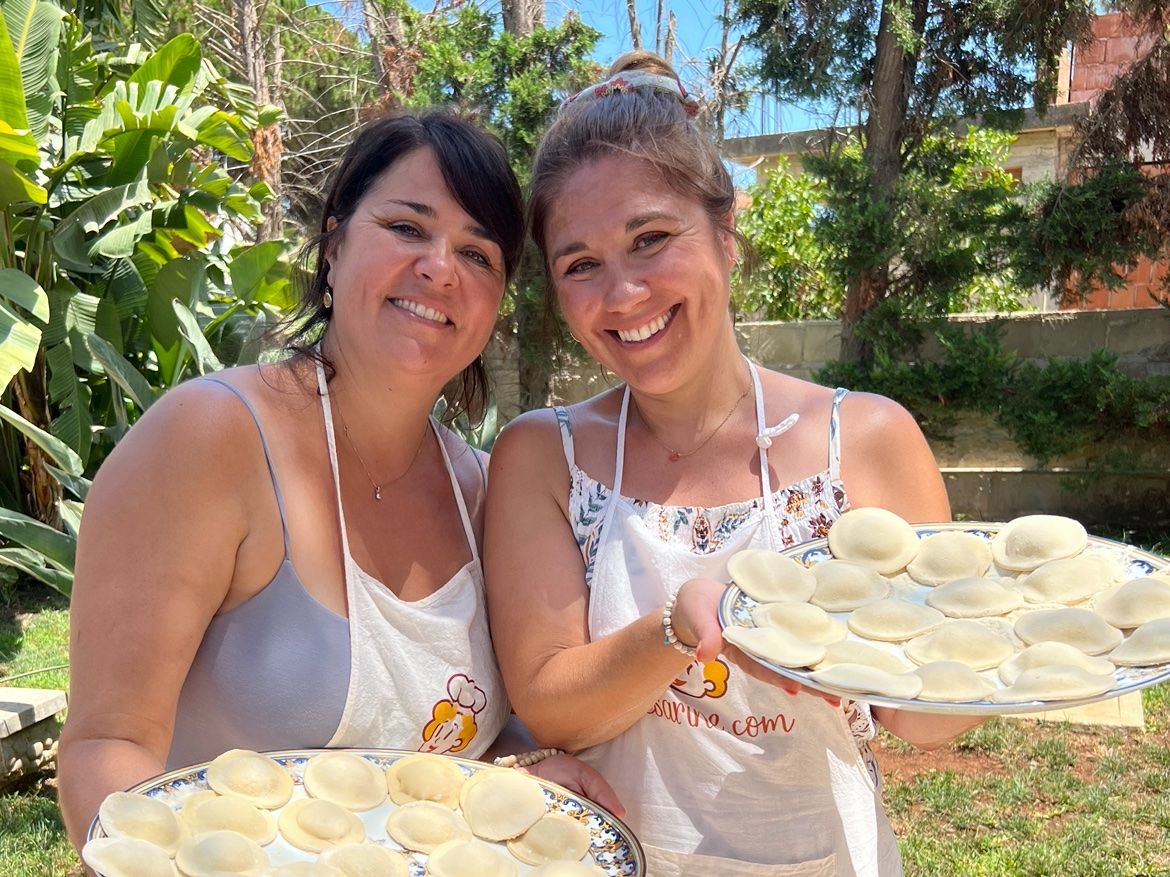 Sicilian Cuisine Culinary Class in the Garden