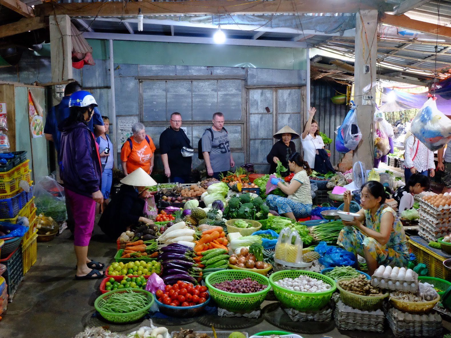 Marché local et cours de cuisine