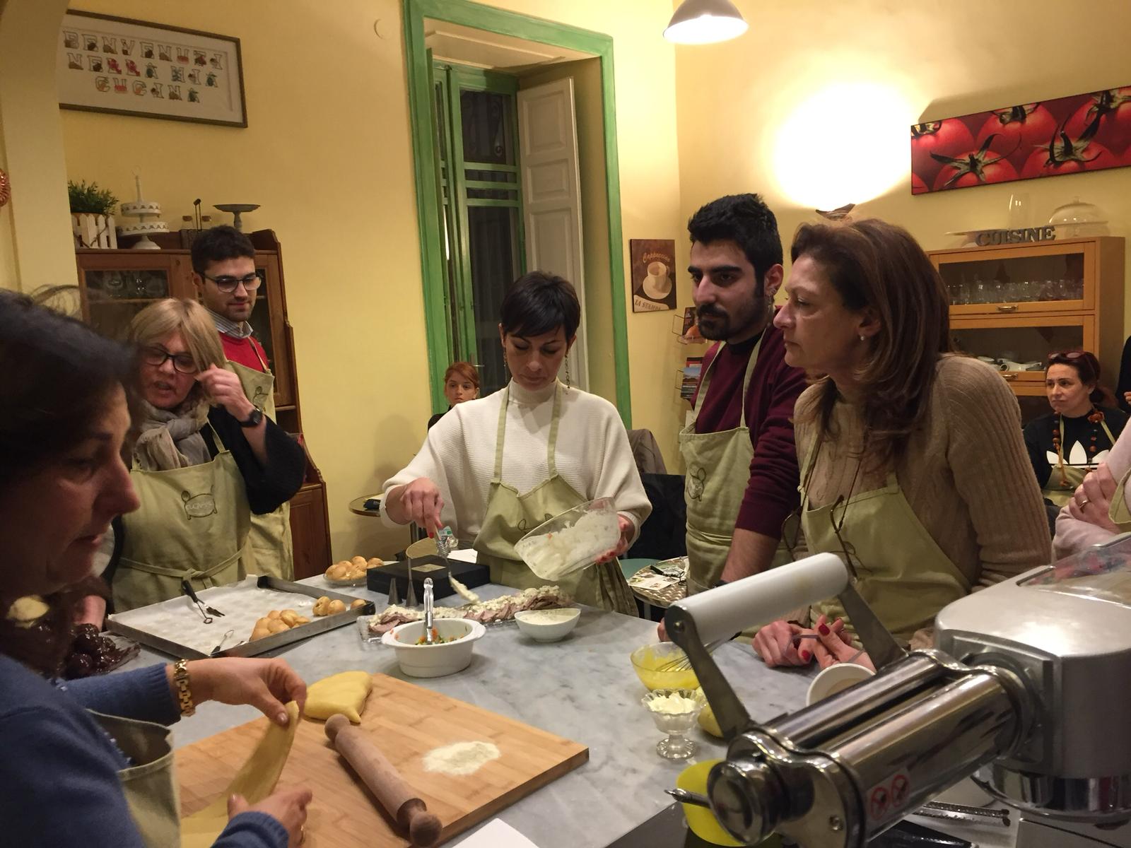 Local Market Tour + Neapolitan Cuisine Cooking Class Private Class