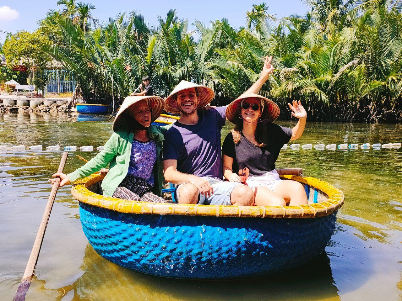Local Market Walk, Basket Boat and Cooking Class Experience