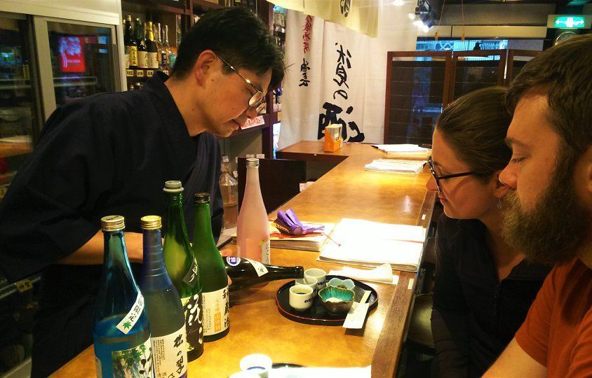 Luxury Sake and Whisky Nightlife Tour in Kyoto