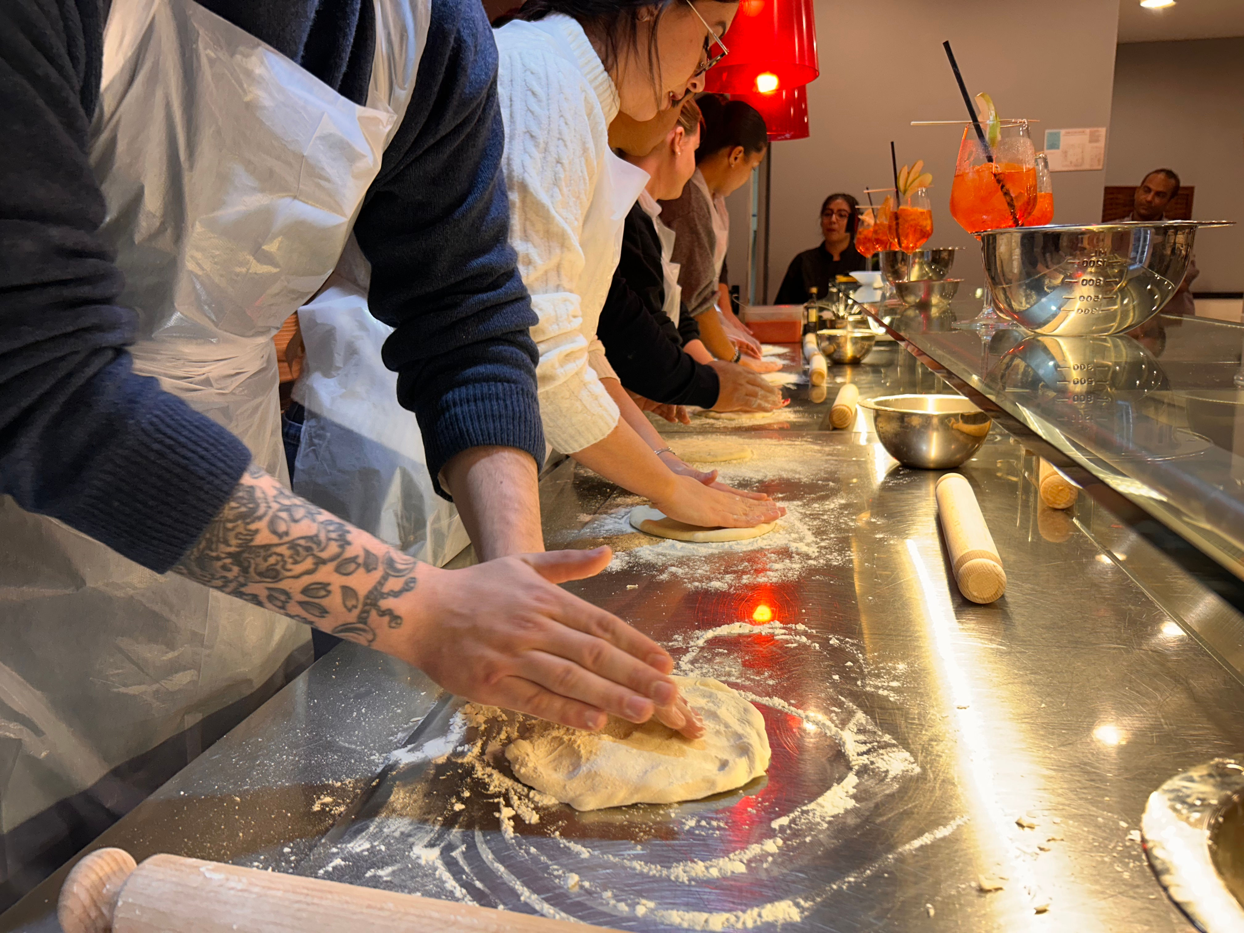Make Authentic Pizza in Rome and Spritz-Making