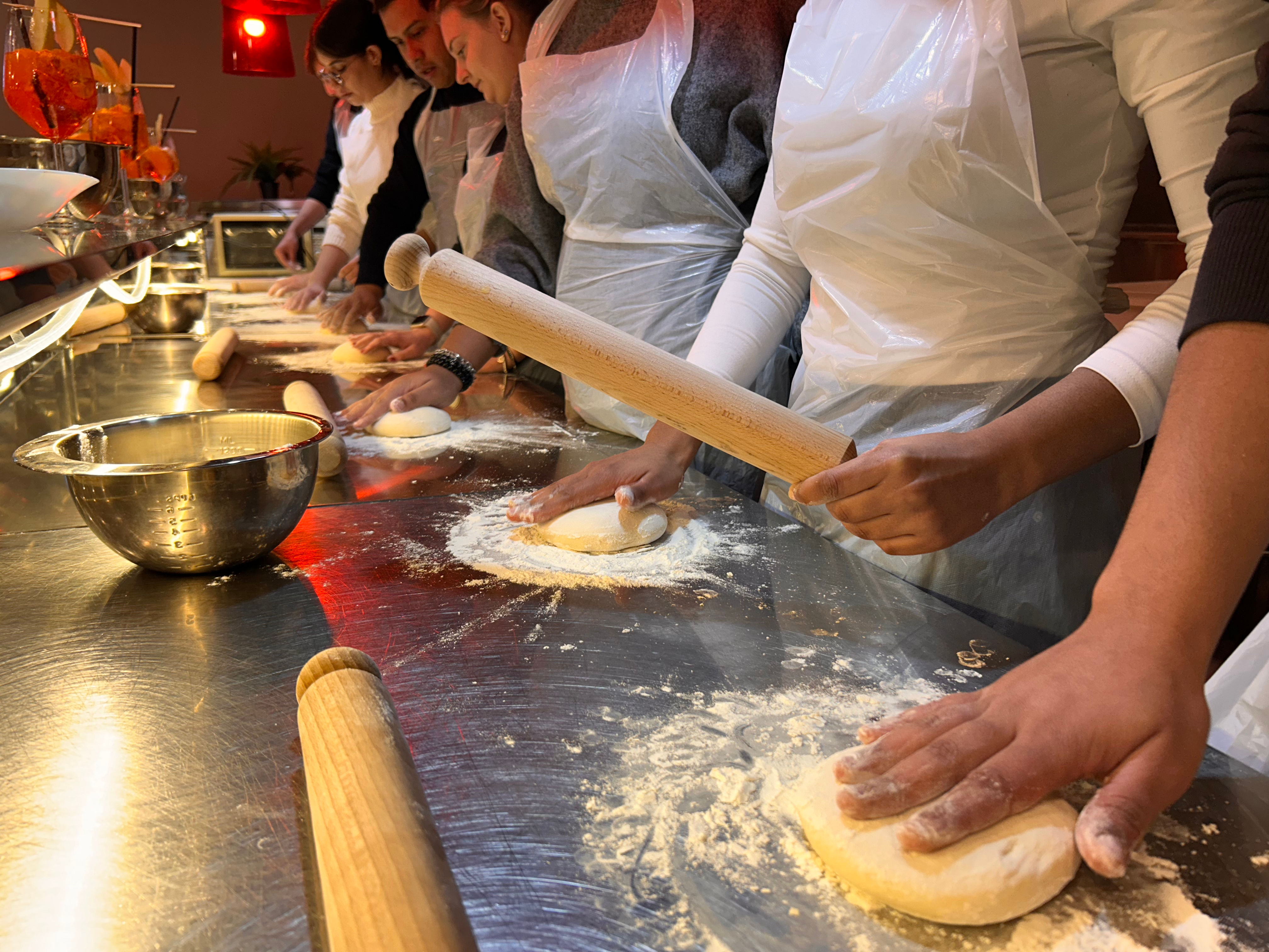 Make Authentic Pizza in Rome and Spritz-Making