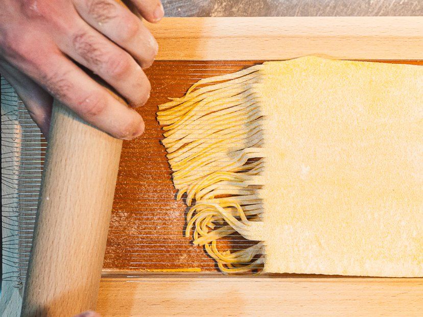 Make Fresh Pasta From Scratch with Real Italian Sauces + Wine