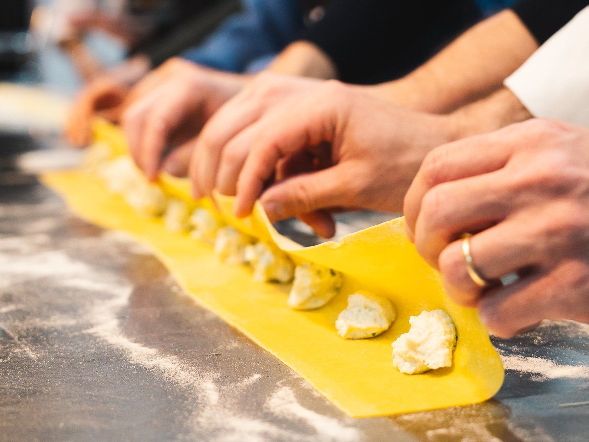 Make Fresh Pasta From Scratch with Real Italian Sauces + Wine