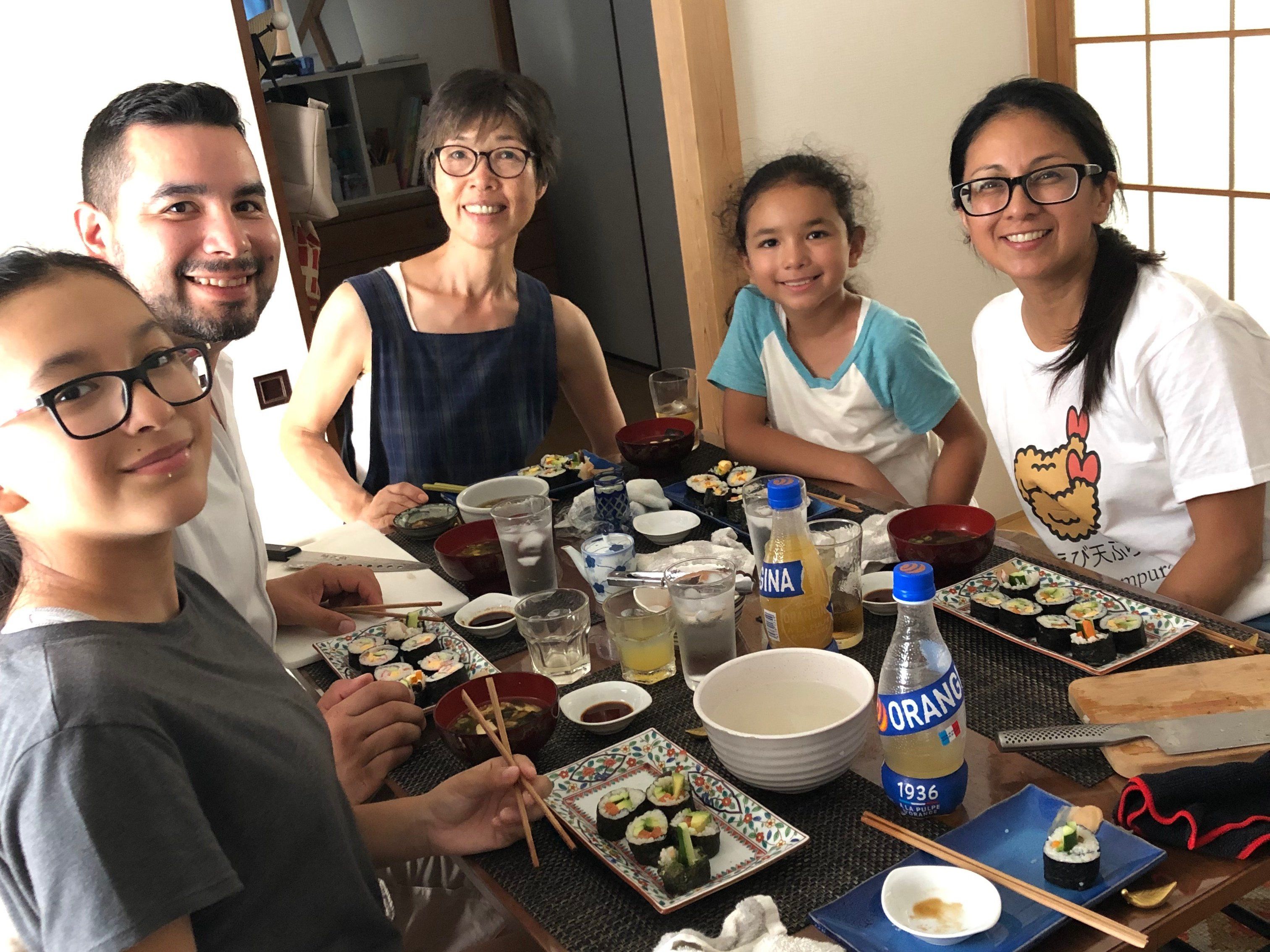Hands-On Rolled Sushi Making Class and Sake Tasting