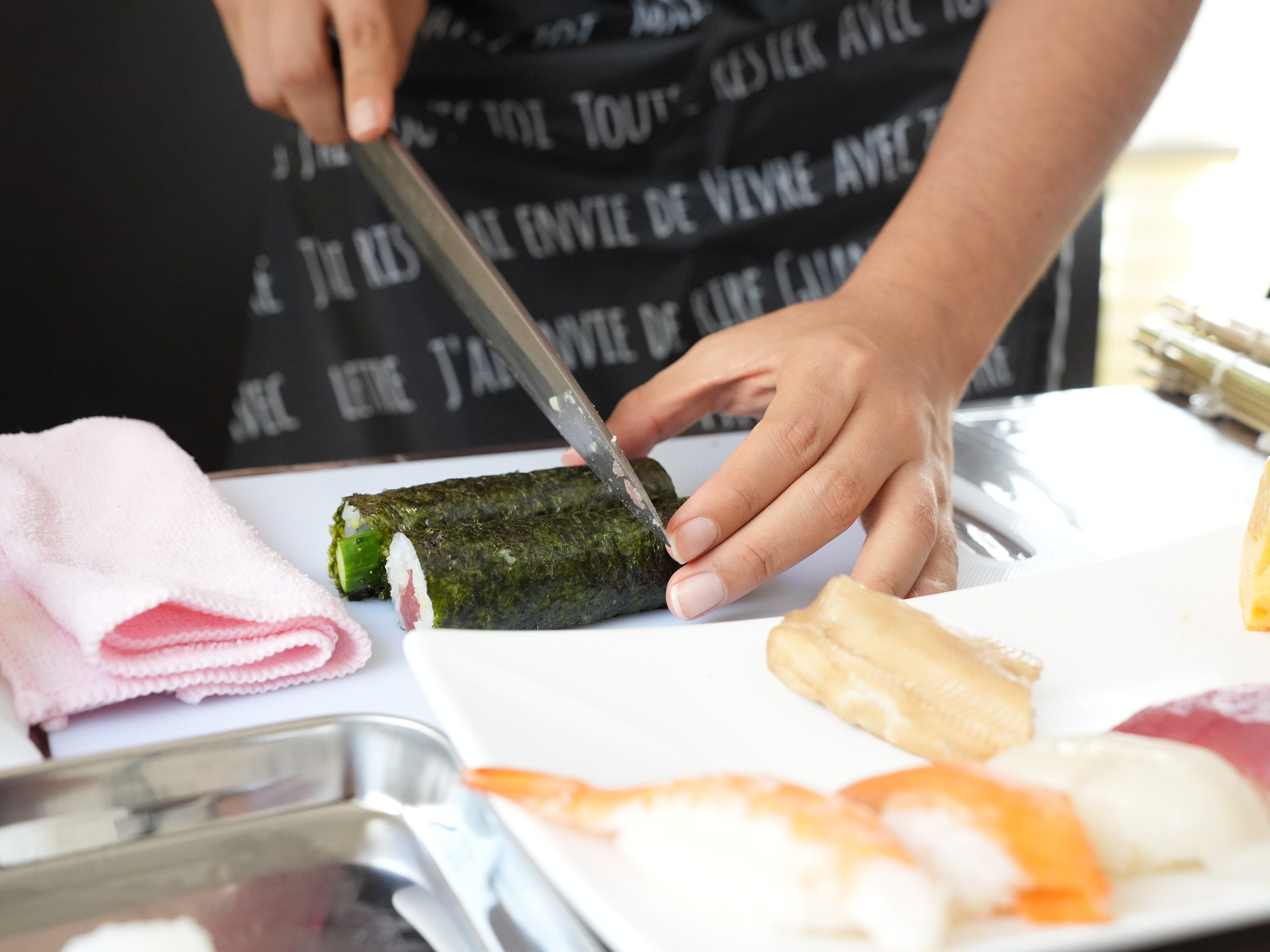 Authentic Sushi Making Experience with a Pro Japanese Chef & Local Supermarket Tour (Private or Small Group)