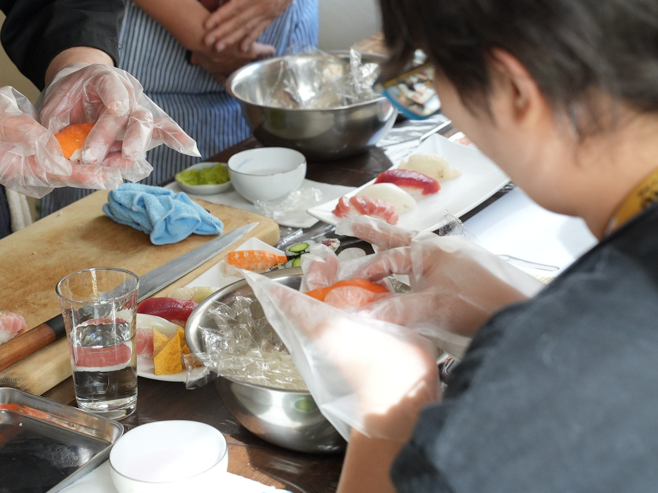 Authentic Sushi Making Experience with a Pro Japanese Chef & Local Supermarket Tour (Private or Small Group)