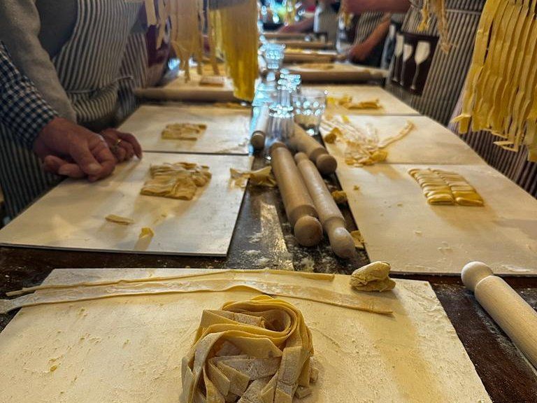 Hands-on Pasta & Tiramisu Making Class in the Heart of Rome
