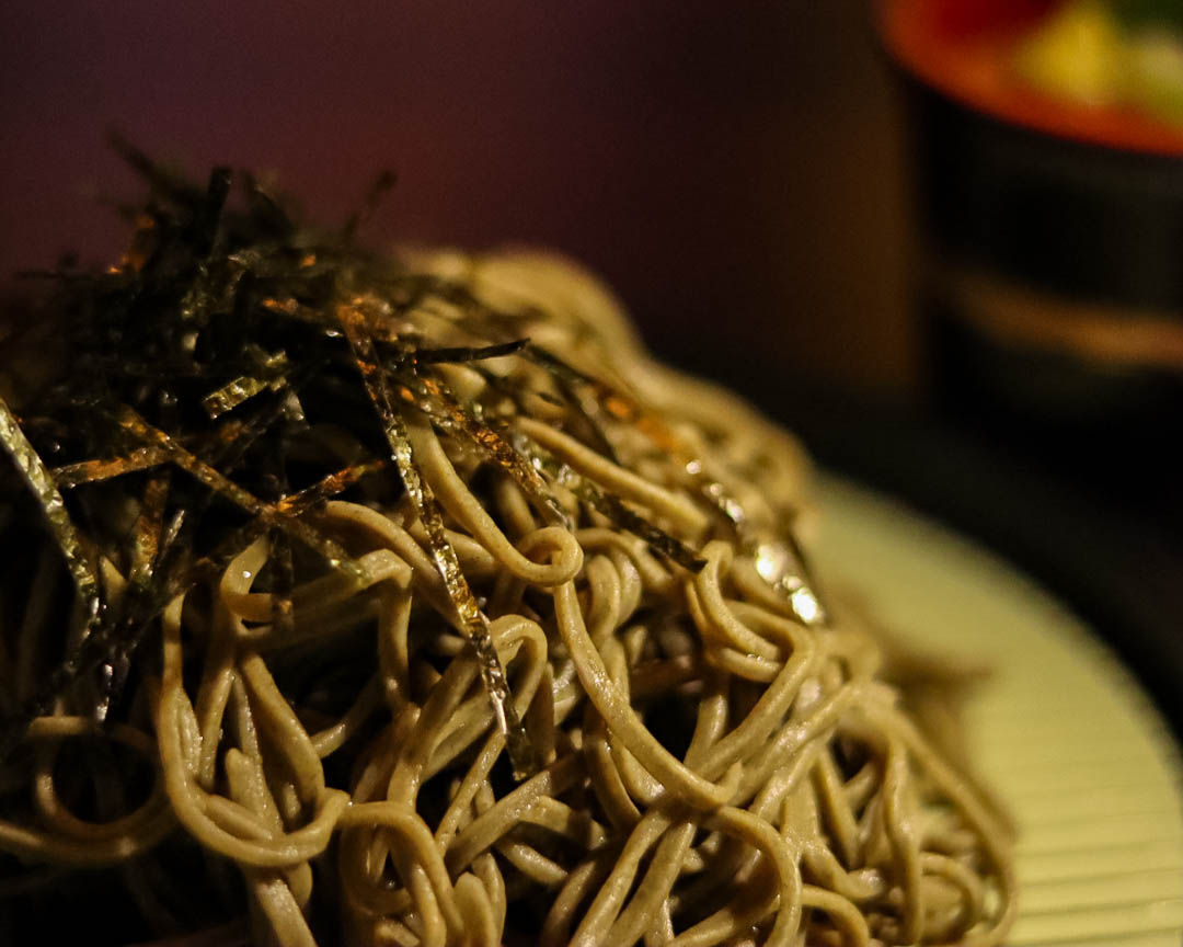Making Authentic Cha Soba with Sencha in Kyoto