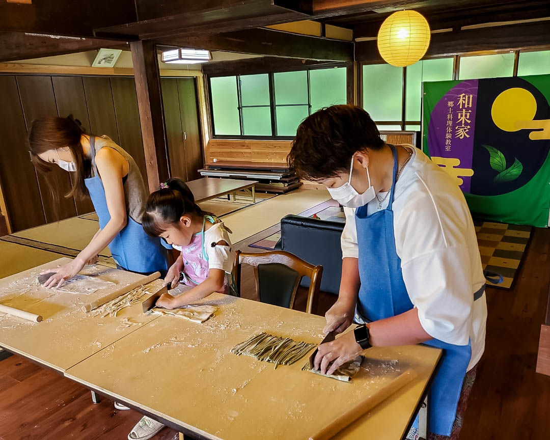 Making Authentic Cha Soba with Sencha in Kyoto